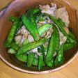 簡単♪絹さやと豚バラのスタミナ炒め♪