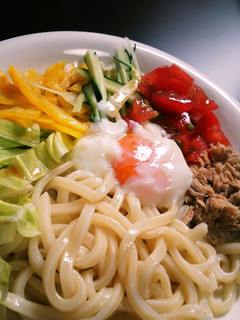 サラダうどん-レシピのメイン写真