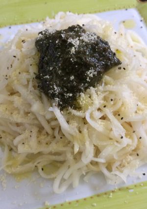 コールラビのヘルシー冷製パスタ-レシピのメイン写真