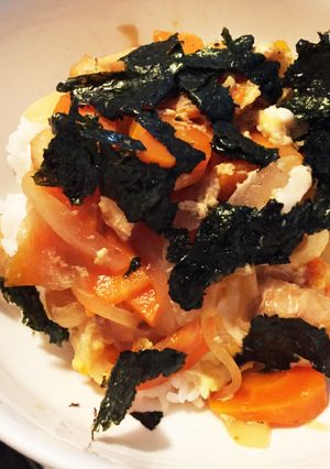 節約 ちくわの卵丼☆-レシピのメイン写真