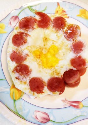 ミッキー目玉焼き-レシピのメイン写真