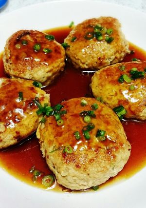 節約ヘルシー♪和風豆腐ハンバーグ☆-レシピのメイン写真