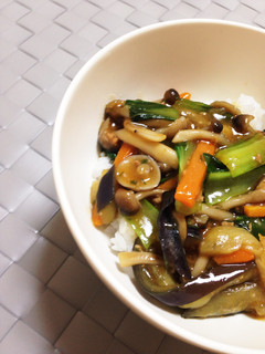 簡単お手軽☆マーボー野菜丼-レシピのメイン写真