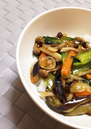 簡単お手軽☆マーボー野菜丼-レシピのメイン写真