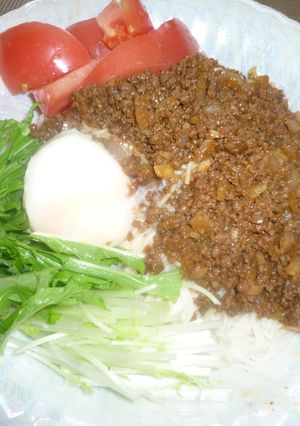 ♪そうめん変身♪ひき肉と酢さっぱり♪-レシピのメイン写真