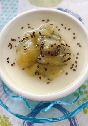 ふるふるやわらか杏仁豆腐♪-レシピのメイン写真