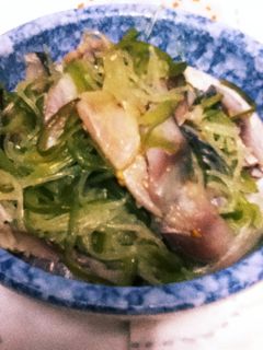 めかぶ春雨としめ鯖の中華和え-レシピのメイン写真