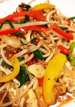 夏バテ防止！野菜と厚揚げのピリから炒め-レシピのメイン写真