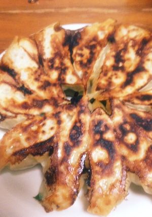 大葉入りオクラ梅のさっぱり餃子！-レシピのメイン写真