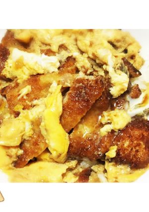 卵とろ〜りカツ丼⑅°+-レシピのメイン写真