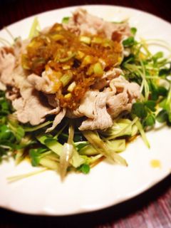 夏の香味ダレ冷しゃぶ-レシピのメイン写真
