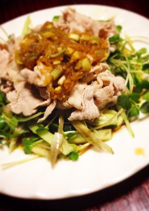 夏の香味ダレ冷しゃぶ-レシピのメイン写真
