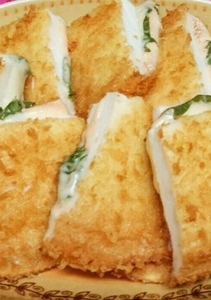 はんぺんの明太子青じそはさみ揚げ-レシピのメイン写真
