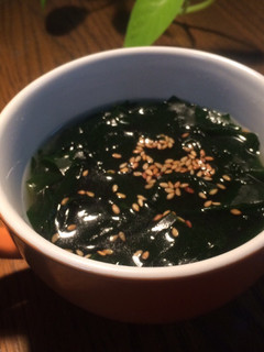 夜食にも!簡単わかめスープ-レシピのメイン写真