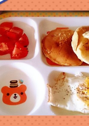 ふわふわホットケーキ-レシピのメイン写真