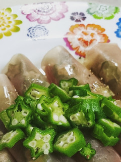 生ハムオクラ☆-レシピのメイン写真