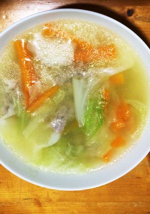 ワンタンスープ-レシピのメイン写真