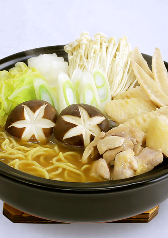 しょうゆ味を使って「かしわ鍋風」-レシピのメイン写真