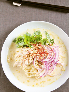 豆乳の和風エスニック素麺-レシピのメイン写真
