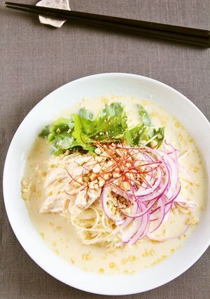 豆乳の和風エスニック素麺-レシピのメイン写真