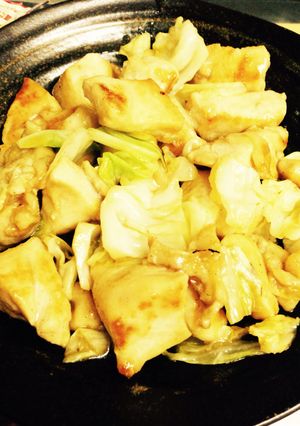 鶏胸肉とキャベツの炒め物-レシピのメイン写真