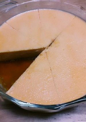 みんなで食べよ♪大きな濃厚プリン-レシピのメイン写真