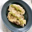レンジで簡単!蒸し鶏のレモンねぎ醤油かけ