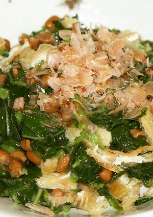モロヘイヤと納豆で今日も元気！-レシピのメイン写真