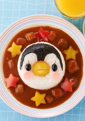 夏休みランチメニュー・ペンギンカレー-レシピのメイン写真