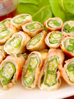 簡単おかず夏野菜のしそチーズ肉巻き-レシピのメイン写真