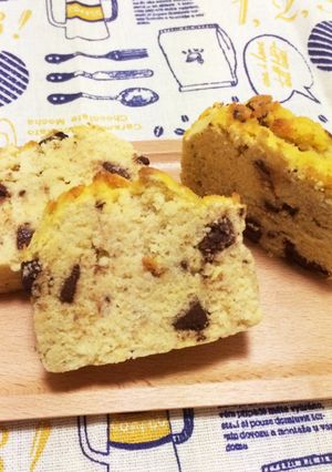 低糖質低カロ★チョコチップパウンドケーキ-レシピのメイン写真