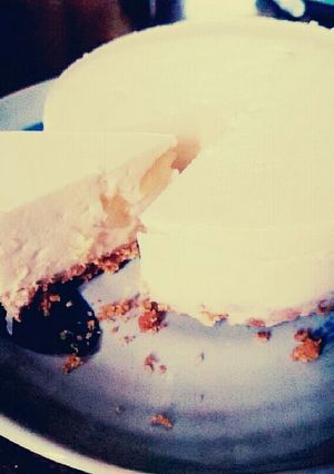 桃入りレアチーズケーキ-レシピのメイン写真