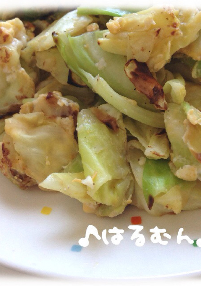 材料2つ！簡単☆キャベツの卵炒め-レシピのメイン写真
