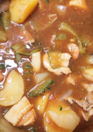 ゴーヤ入り夏のカレー!!-レシピのメイン写真