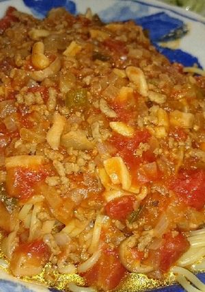 ミートソーススパゲッティ-レシピのメイン写真