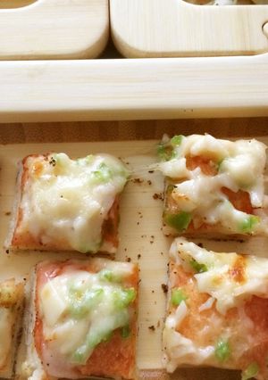 子ども一緒にピザトーストランチ-レシピのメイン写真
