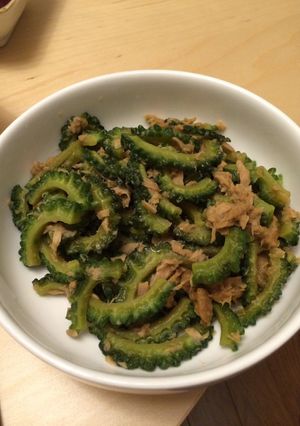 ビールにあう！ゴーヤーとツナの炒め煮-レシピのメイン写真