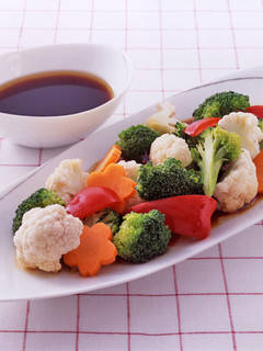 温野菜のオイスタードレッシングかけ-レシピのメイン写真