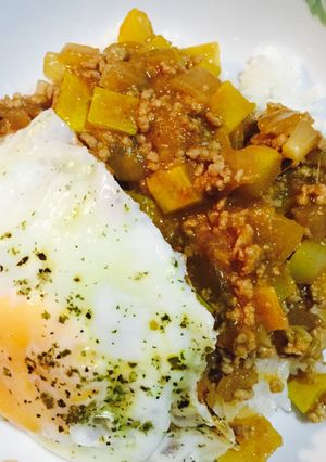 和風ズッキーニのボロネーゼ丼-レシピのメイン写真