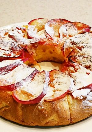 りんごのリースケーキ-レシピのメイン写真