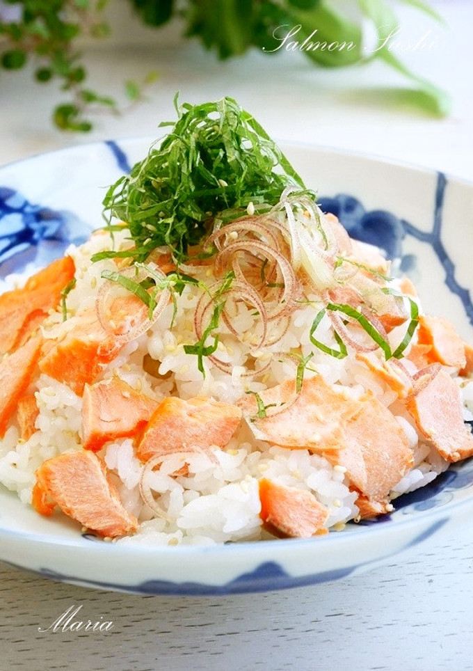 焼きサケの爽やかちらし寿司-レシピのメイン写真