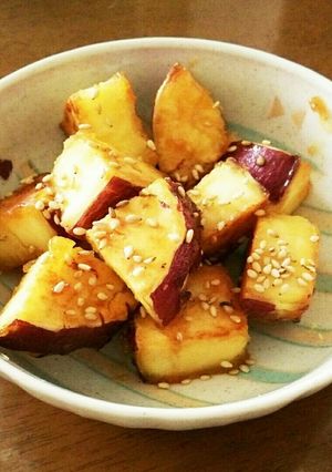 ココナッツオイルdeヘルシー？焼き大学芋-レシピのメイン写真