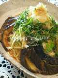 茄子の揚げ浸しと色々薬味の爽やかそうめん