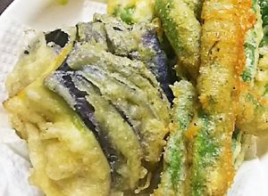 モロッコいんげんとなすの天ぷら-レシピのメイン写真