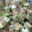簡単♪オクラの胡麻からしマヨ和え