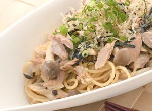 しめじとシーチキンのマヨソースパスタ-レシピのメイン写真