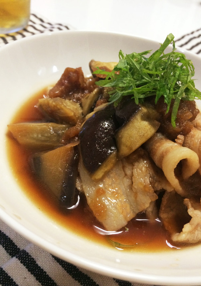 豚となすの梅さっと煮-レシピのメイン写真