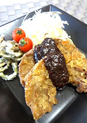 車麩の共揚げコーヒー味噌カツ-レシピのメイン写真