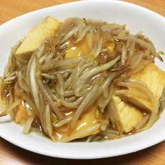 味付けめんつゆのみ！厚揚げのあんかけ炒め-レシピのメイン写真