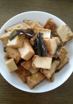 おやつ昆布で厚揚げの煮物-レシピのメイン写真